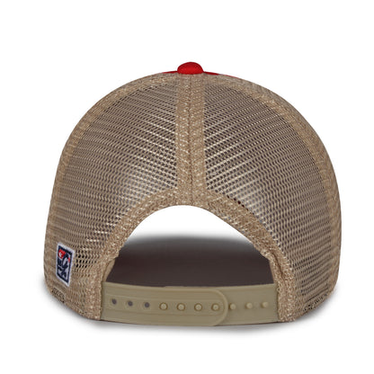 Ole Miss Trucker Hat with Split Bar Soft Mesh Snapback