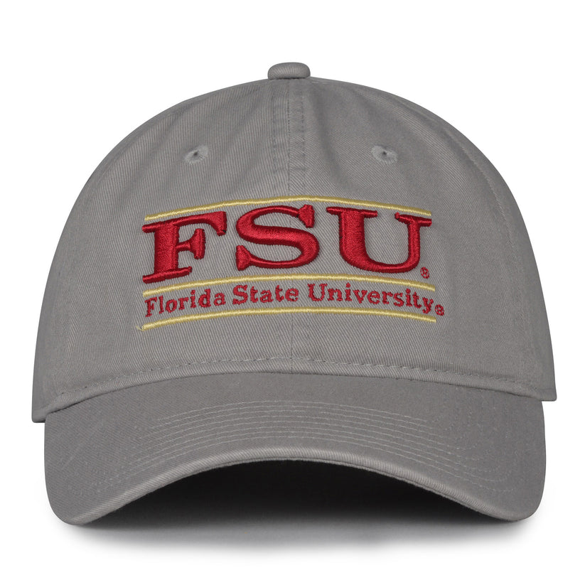 Buy Florida State Dad Cap | FSU Bar Design Light Grey – The Game Caps