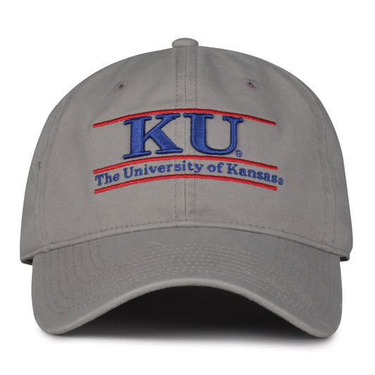 Vintage Kansas Jayhawks KU The Game Split Bar Glued Tag Youngan Snapback  Hat Cap