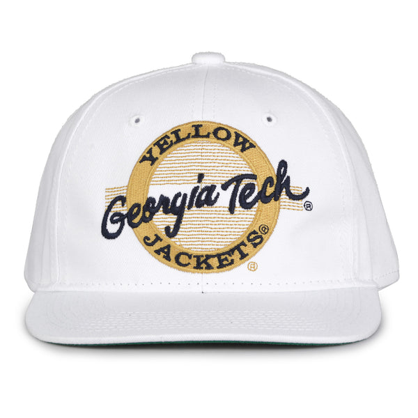 Georgia Tech snapback hat front view