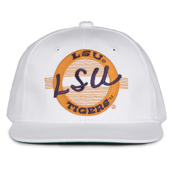 LSU Tigers snapback hat front view