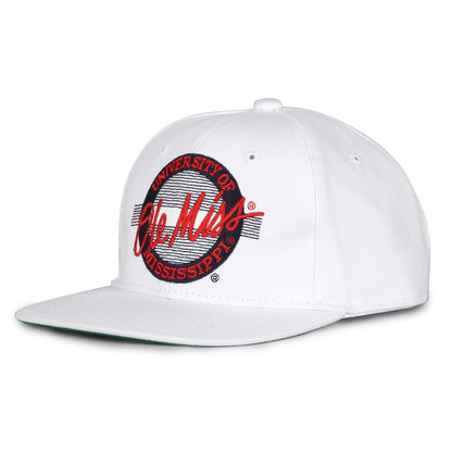 Ole Miss Rebels Hat Retro Circle Design