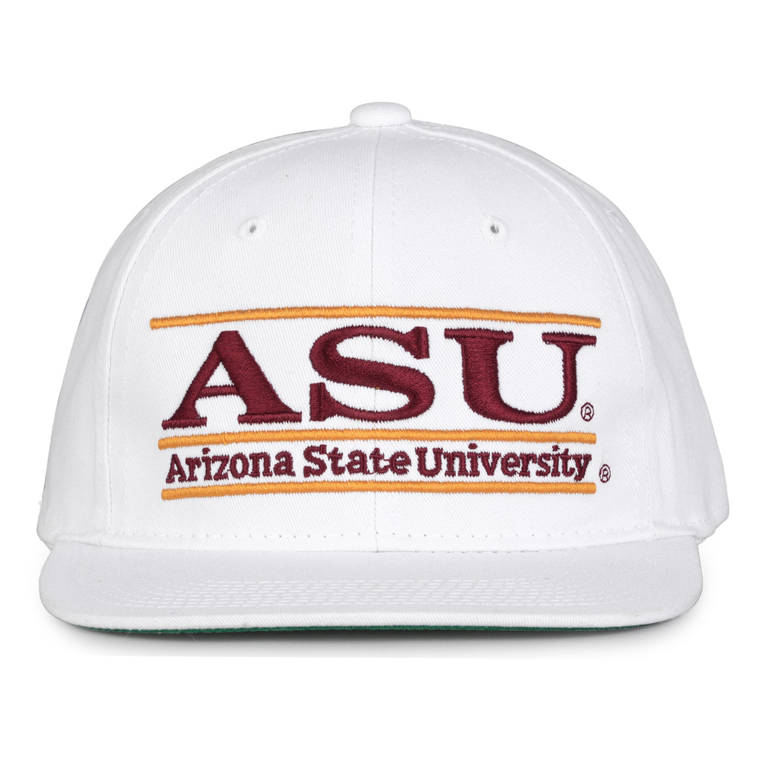 asu hat looks like old football helmet Arizona state Retro Circle Snapback – The Game Caps