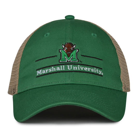 Marshall Thundering Herd trucker hat with mesh design