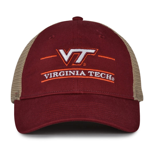 Virginia Tech Hokies trucker hat with mesh back